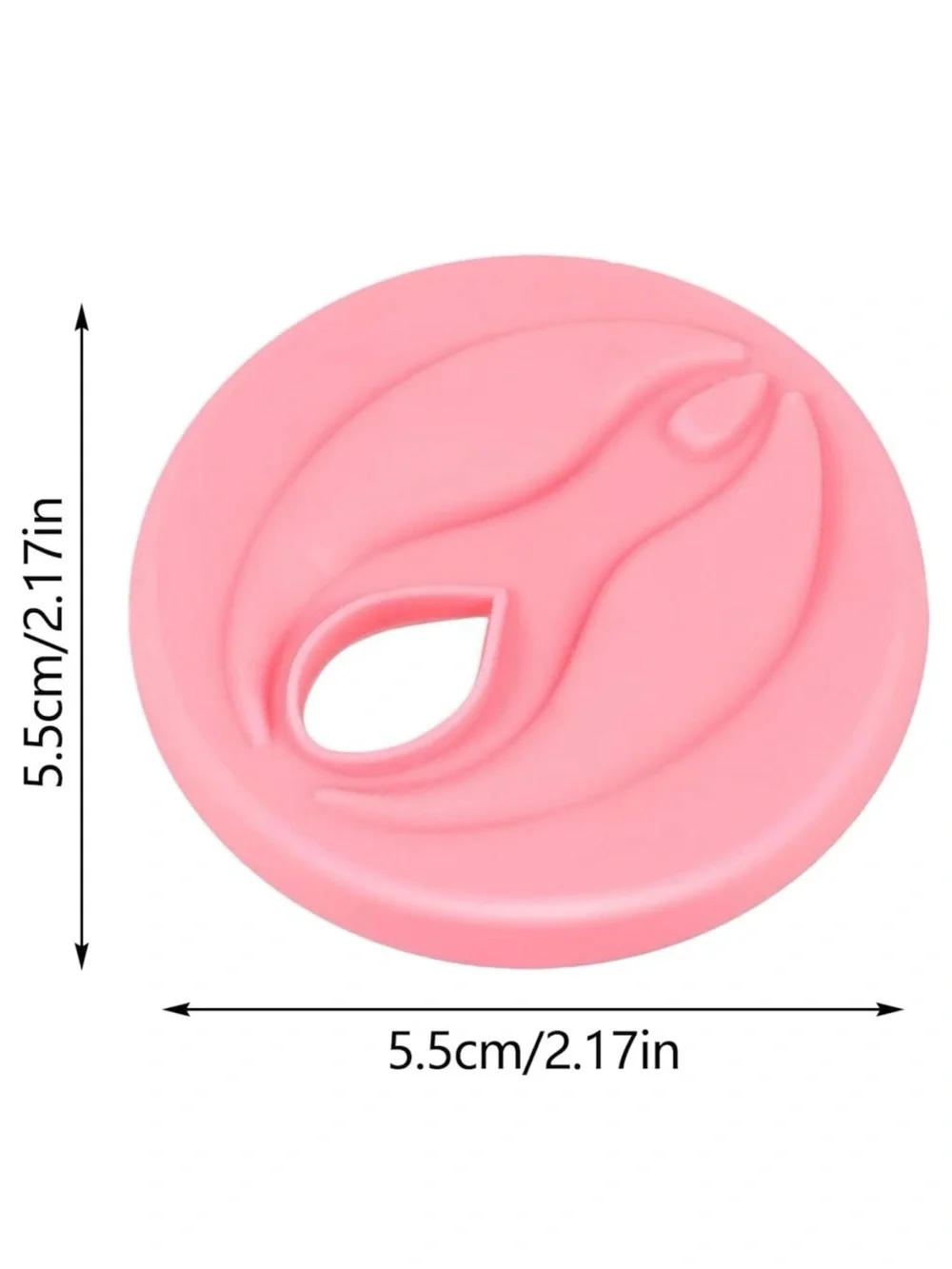 “Pink Is My Favorite Color” Reusable Silicone Beverage Topper (Price for 1)
